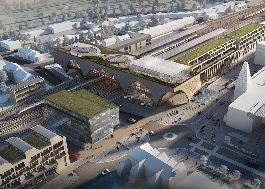 Oxford Station Competition Transportation AHR Architects and